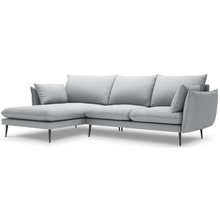 5-seater corner sofa. Elio 251/170 in textured fabric + Milo Casa