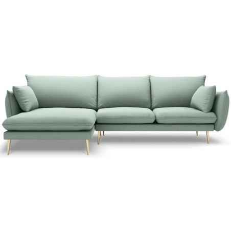 5-seater corner sofa. Elio 251/170 in textured fabric + Milo Casa