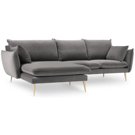 5-seater sofa bed. Elio 251/170 in velvet fabric + Milo Casa
