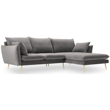 5-seater sofa bed. Elio 251/170 in velvet fabric + Milo Casa