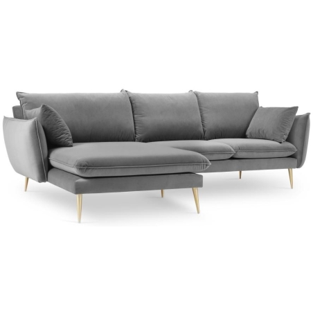 5-seater sofa bed. Elio 251/170 in velvet fabric Milo Casa