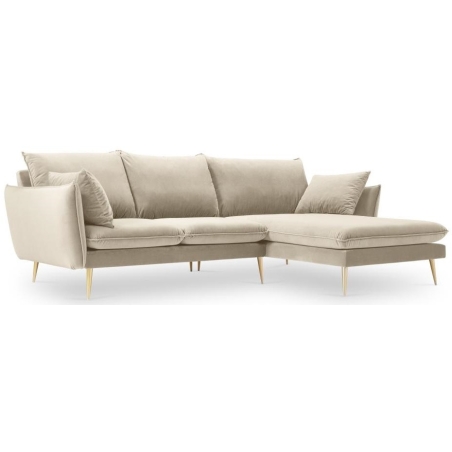 5-seater sofa bed. Elio 251/170 in velvet fabric Milo Casa
