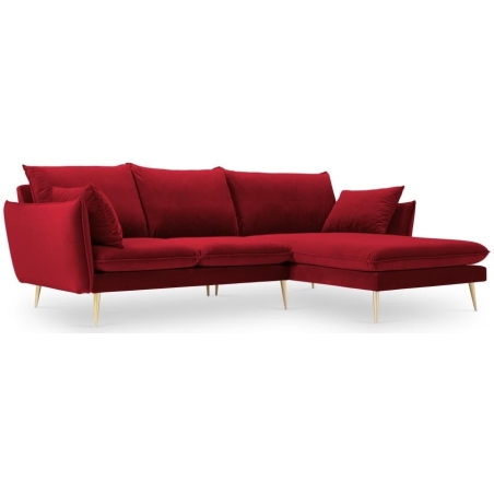 5-seater sofa bed. Elio 251/170 in velvet fabric Milo Casa