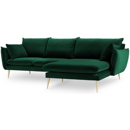 5-seater sofa bed. Elio 251/170 in velvet fabric Milo Casa