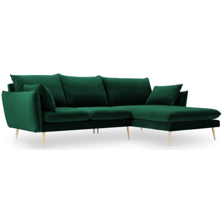 5-seater sofa bed. Elio 251/170 in velvet fabric Milo Casa