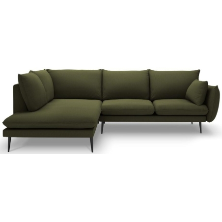 5-seater sofa bed. Elio 251/185 in Milo Casa structural fabric