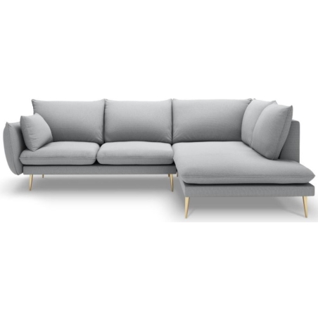 5-seater sofa bed. Elio 251/185 in Milo Casa structural fabric