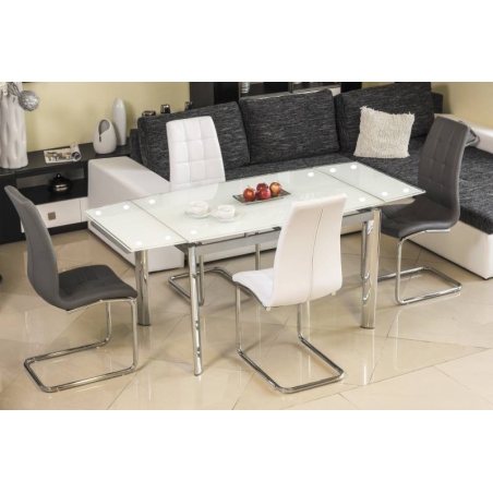 Table GD-020 white tempered glass Signal