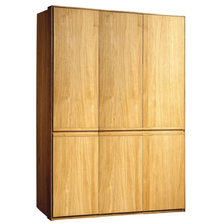 Three-door wardrobe with solid doors type 04 Atlanta Dekort
