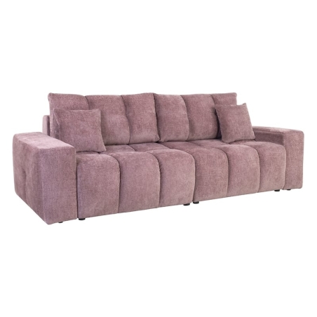 Evora three-seater sofa Black Red White