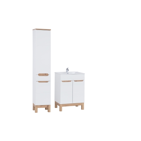 Bathroom furniture set BW Lava 60CM Bali White 800 COMAD