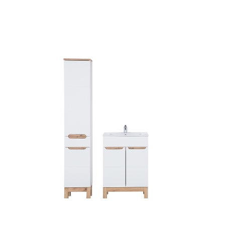 Bathroom furniture set BW Lava 60CM Bali White 800 COMAD