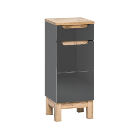 Cabinet Low Bali Graphite 1D1S COMAD