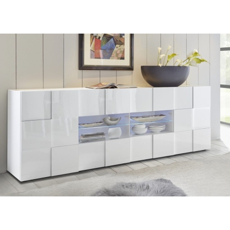 Dama chest of drawers 2 door. 4 drawers. MC Accent