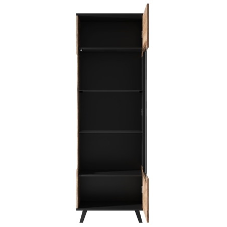 Shop window Random W-1 Oak Wotan/Black Halmar