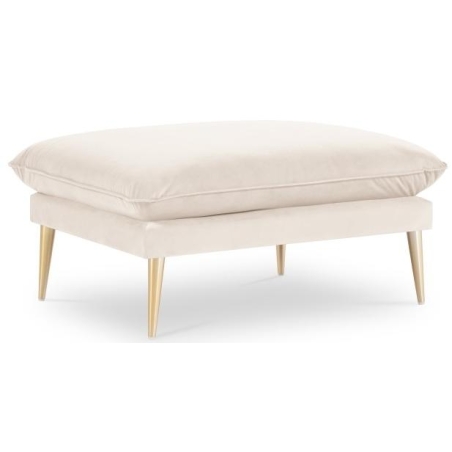 Elio pouffe in velvet fabric by Milo Casa