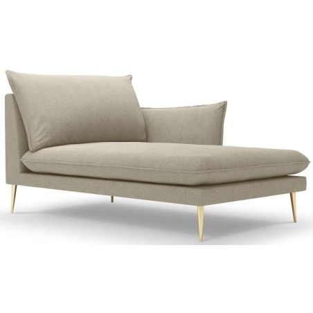 Corner side - Rights, colour - shades of beige, Milo Casa structure - Beige Pos08, Colours of the Milo Casa feet - Gold