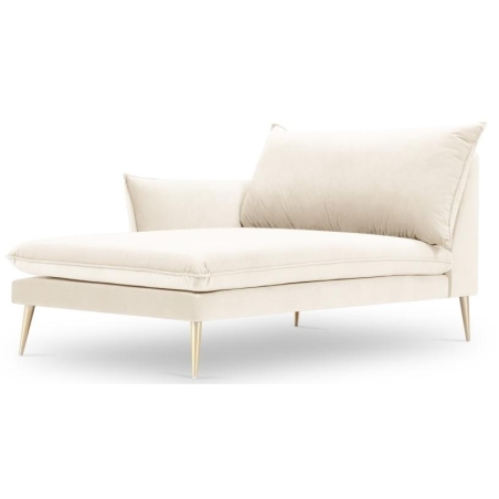 Elio chaise longue in velvet fabric by Milo Casa
