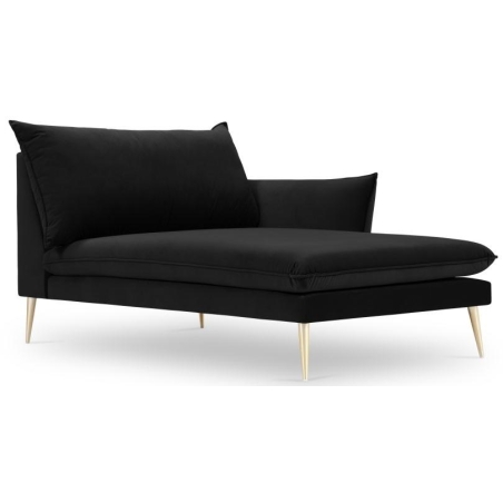 Kolor tapicerki: odcienie czerni Kolorystyka nóżek Milo Casa: Złote Aksamit: Czarny Blu19 