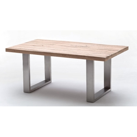 Castello Table 180 x 100 solid oak bleached MC Accent