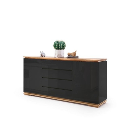 Chiaro 2 door 4 drawer chest MC Accent