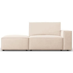 Corner side: Left Kolor tapicerki: shades of beige Aksamite: Light Beige Blu22 
