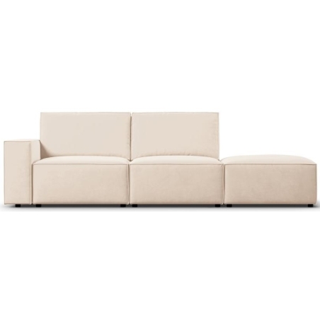 Sofa 3 os. Carlo 255/102 w aksamitnej tkaninie Milo Casa