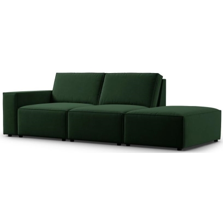 Corner side - Rights, colour - shades of green, Milo Casa colour scheme Velvet - Bottle Green Blu78