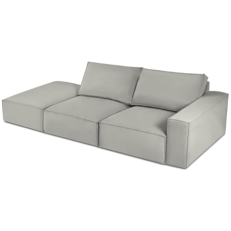 Carlo 3-seater sofa 255/102 in Milo Casa corduroy fabric