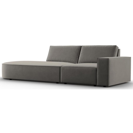 Carlo 3-seater sofa 263/102 rounded in Milo Casa velvet fabric