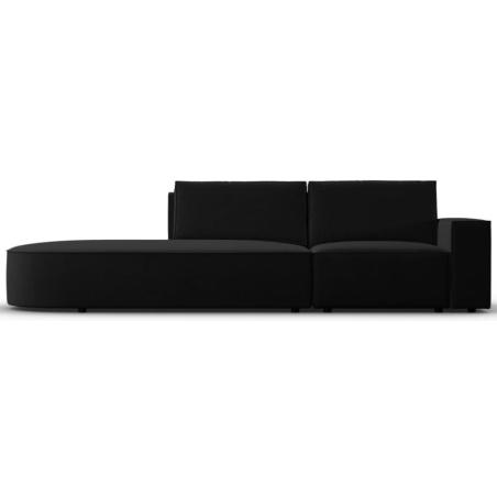 Sofa 3 os. Carlo 263/102 zaokrąglona w aksamitnej tkaninie Milo Casa