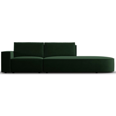 Carlo 3-seater sofa 263/102 rounded in Milo Casa velvet fabric