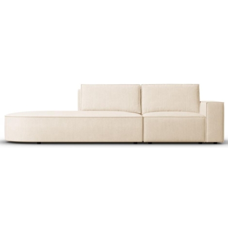 Sofa 3 os. Carlo 263/102 zaokrąglona w sztruksowej tkaninie Milo Casa