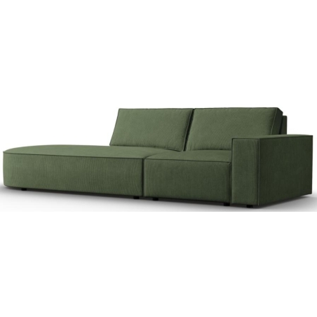 Carlo 3-seater sofa 263/102 rounded in Milo Casa corduroy fabric
