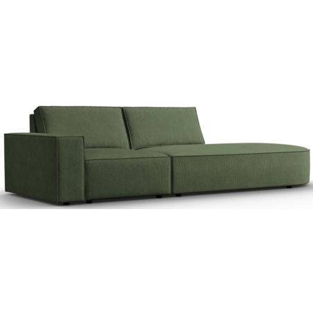Carlo 3-seater sofa 263/102 rounded in Milo Casa corduroy fabric