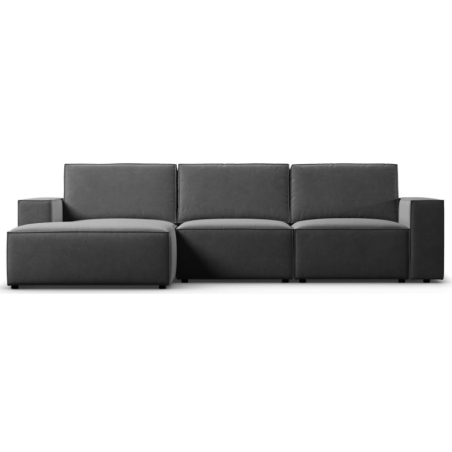 Sofa narożna 4 os. Carlo w aksamitnej tkaninie Milo Casa
