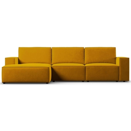 Carlo 4-seater corner sofa in Milo Casa velvet fabric