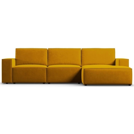 Carlo 4-seater corner sofa in Milo Casa velvet fabric