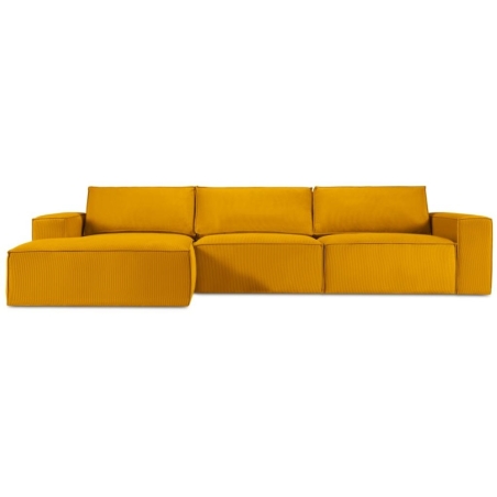Carlo 4-seater corner sofa in Milo Casa corduroy fabric