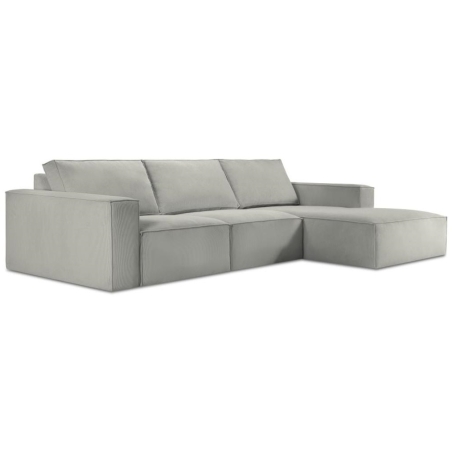 Carlo 4-seater corner sofa in Milo Casa corduroy fabric