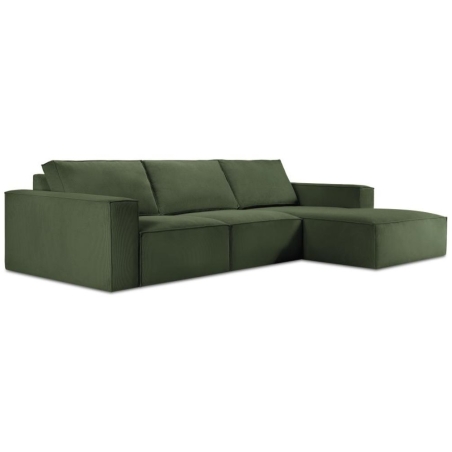 Carlo 4-seater corner sofa in Milo Casa corduroy fabric