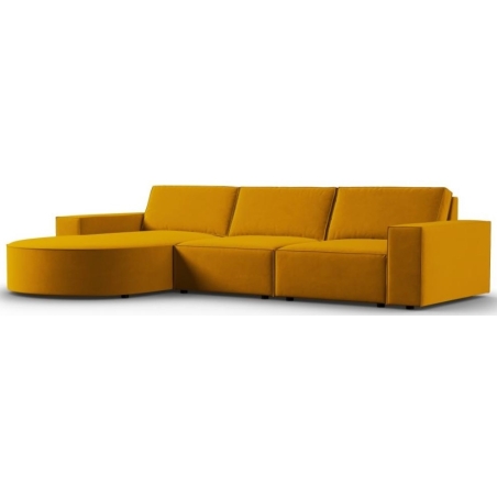 Sofa narożna Carlo 4 os. 289/166 w aksamitnej tkaninie producenta Milo Casa.