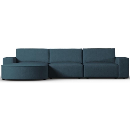 Carlo rounded 4-seater corner sofa in Milo Casa corduroy fabric