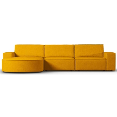 Carlo rounded 4-seater corner sofa in Milo Casa corduroy fabric