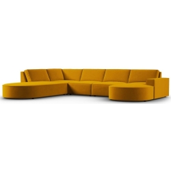 Corner side: Left Kolor tapicerki: shades of yellow Aksamite: Blu68 Yellow 