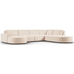 Corner side: Rights Kolor tapicerki: shades of beige Aksamite: Light Beige Blu22 