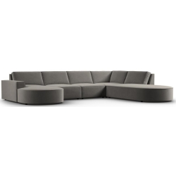 Corner side: Rights Kolor tapicerki: shades of grey Aksamite: Light Grey Blu13 