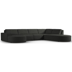 Corner side: Rights Kolor tapicerki: shades of black Sztruks: Black Fjo19 