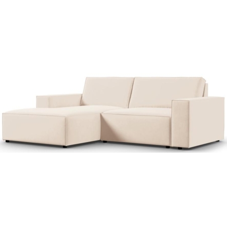 Carlo 3-seater corner sofa in Milo Casa velvet fabric