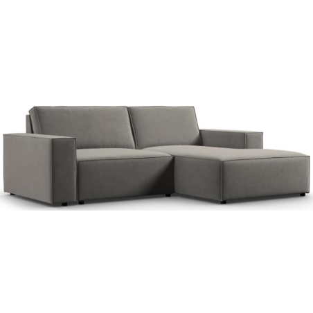 Carlo 3-seater corner sofa in Milo Casa velvet fabric